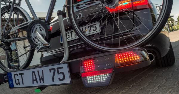 Porte vélos équipé d’ampoules LED